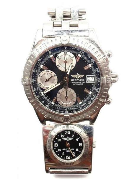 breitling dubbele klok|Breitling chronomat watch.